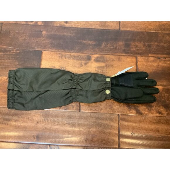 MARNI Men's Dark Green Washed Felt & Lamb Leather Glove (Right Hand ONLY) NWT! - Picture 3 of 3